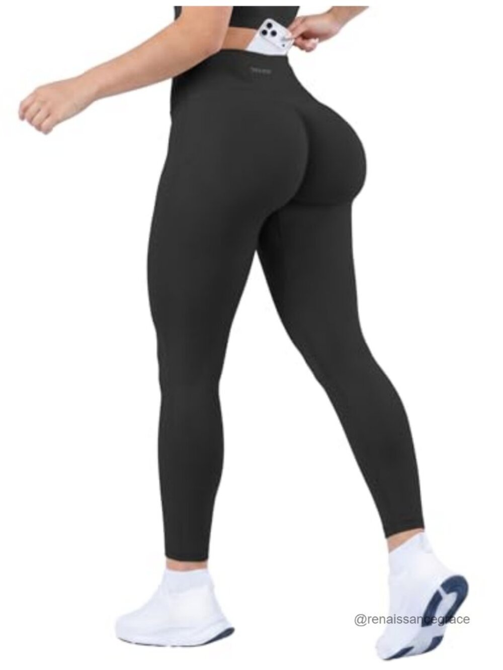 Seamless High Waist Yoga Leggings Tummy Control Booty Lifting Gym Pants